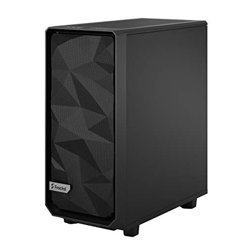 Fractal Design Meshify 2 Compact Black ATX Flexible High-Airflow Light Tinted Tempered Glass Window Mid Tower Computer Case - Image 4