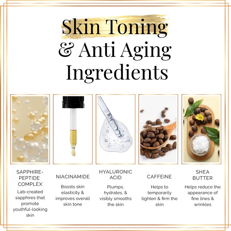 NAKERY Body Butter Anti Aging Moisturizer - Body Cream Skin Tightening Cream & Neck Firming Cream, Moisturizing Cream & Neck Tightening Cream for Body & Face Cream for Dry Skin 300ml(Tropical Therapy) - Image 2