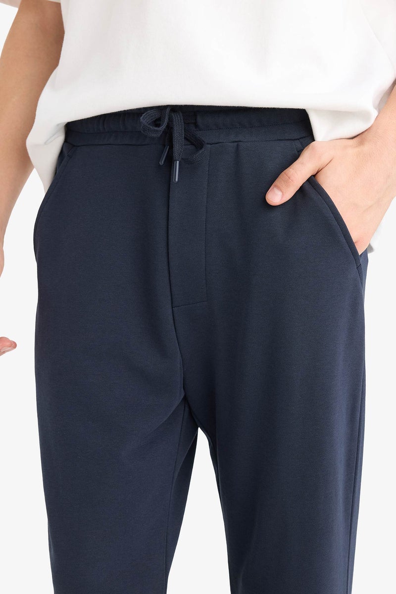 DeFacto Blue Man Regular Fit Trousers Casual - Image 5