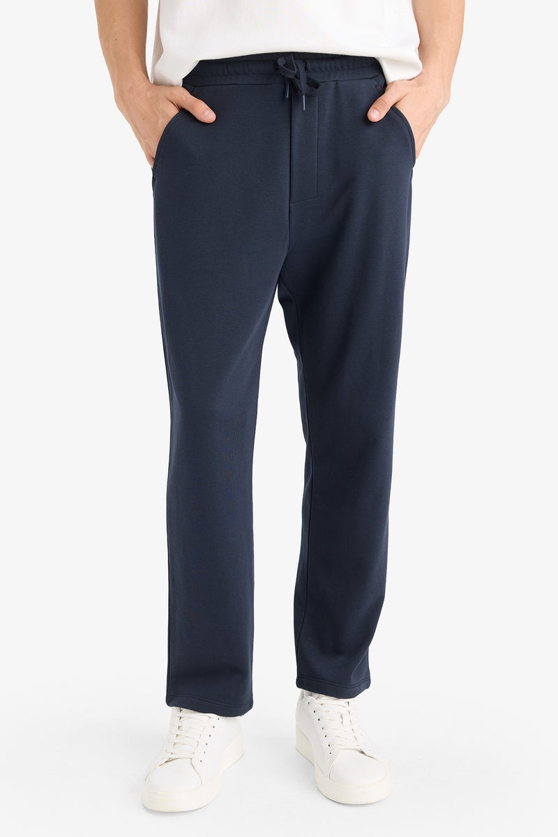 DeFacto Blue Man Regular Fit Trousers Casual - Image 4