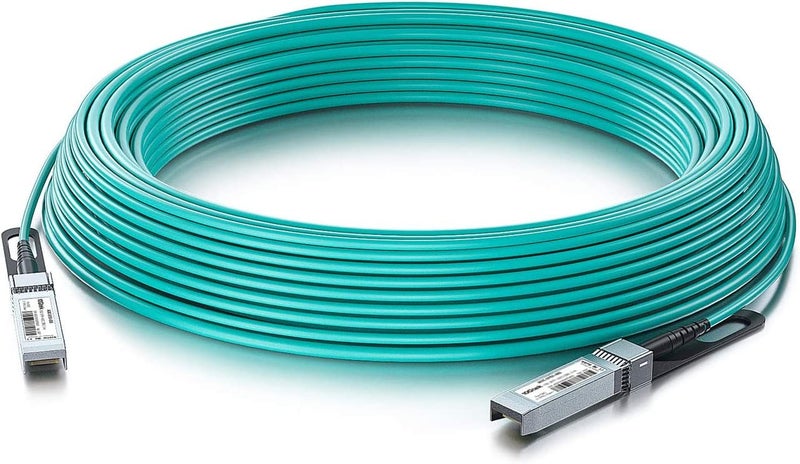 10Gtek 10G SFP AOC Cable 10GbE SFP to SFP Active Optical Fiber Cable OM3 MMF Directattach Fiber Assemblies with SFP connectors for Cisco SFP10GAOC25M Ubiquiti UniFi Supermicro Mikrotik 25meter - Image 2