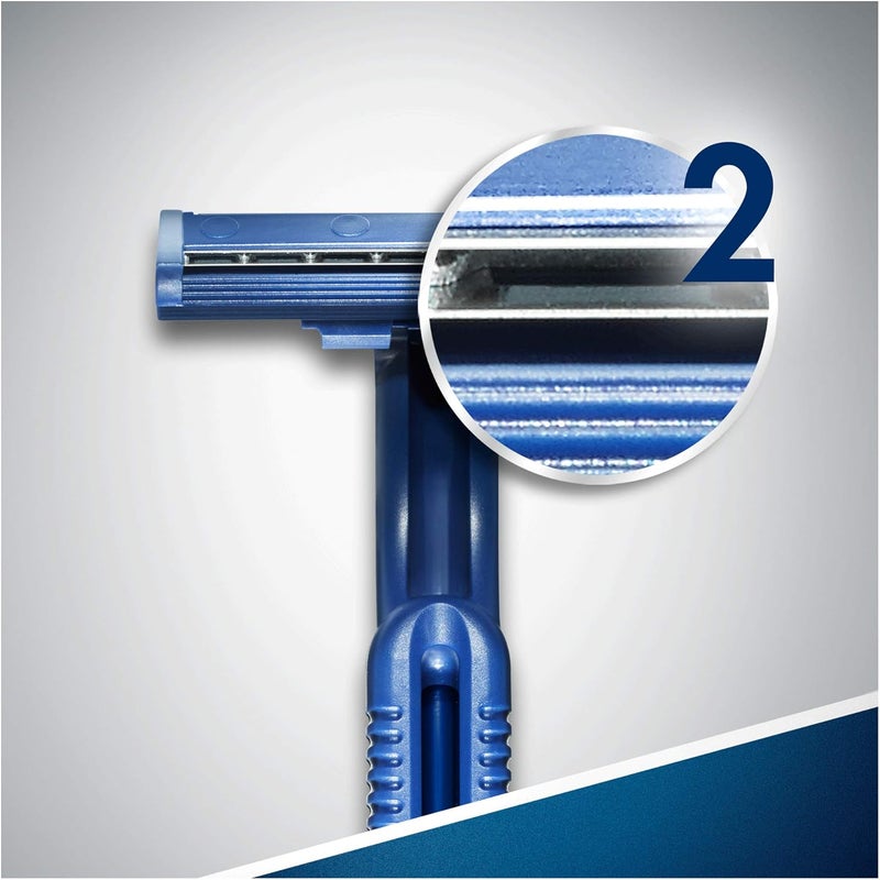 Gillette Blue II Men's Disposable Razors x10 - Image 2