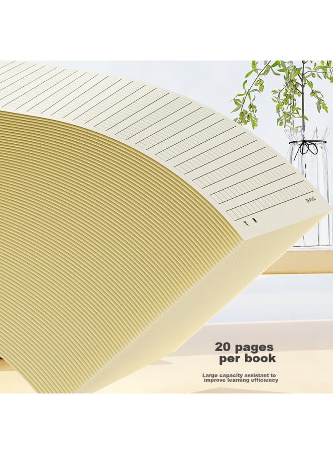 Simaa 800-Grid Composition Paper, Thickened Green Grid Writing Paper, Draft Paper, 8K/20 Sheets, 5-Pack Set, High School Student Study Essential - Image 5