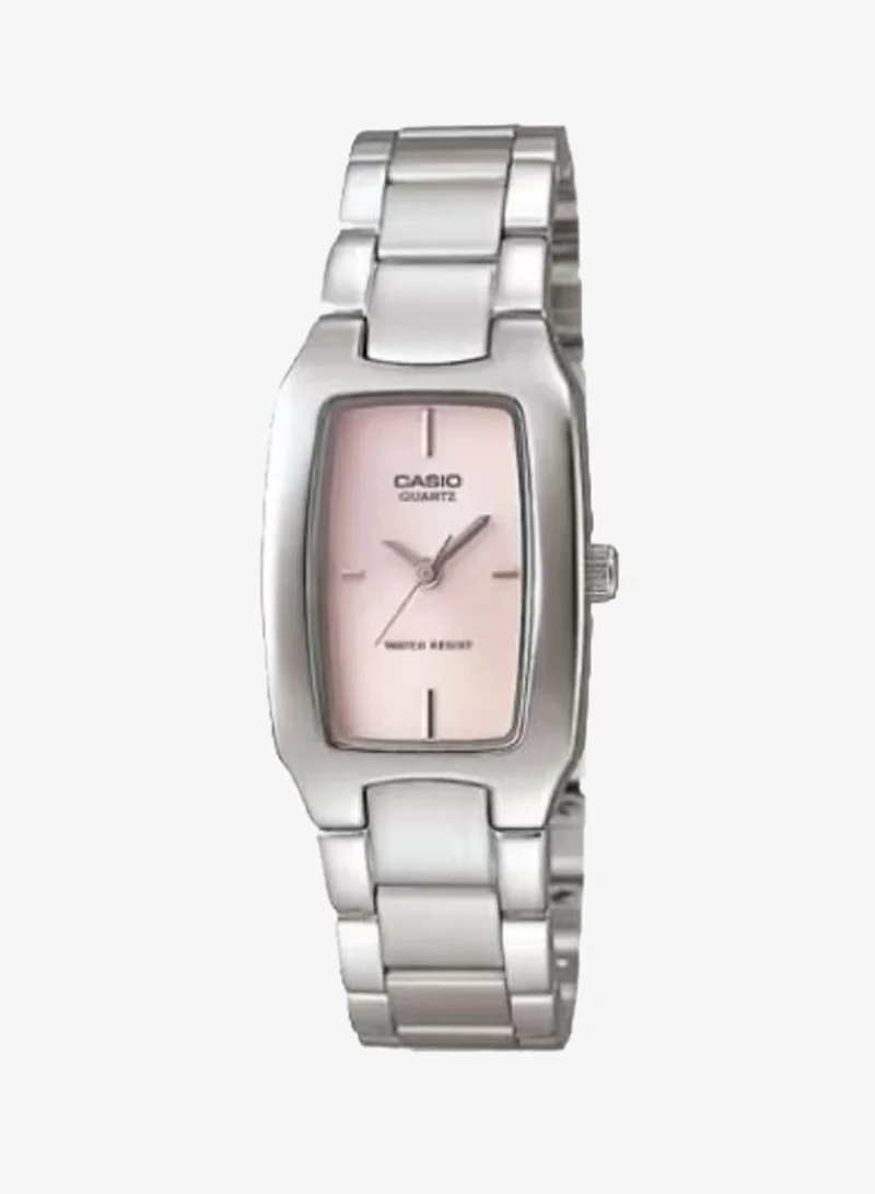 Casio Women's Analog Display Watch With Silver Stainless Steel Strap - LTP-1165A-4C