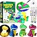 LAOESE Paint Your Own Dinosaur Lamp Kit Art Supplies Kids Paint Set Arts and Crafts for Kids Ages 812 Dinosaur Toys Girls Boys Birthday Easter Gifts for Kids Ages 3 4 5 6 7 8 9 10 11 12 - Image 3