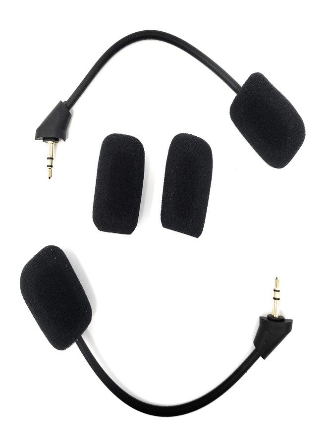 TNE ميكروفون بديل TNE 2-Pack Cloud Alpha 3.5mm فقط لسماعات الألعاب Kingston HyperX Cloud Alpha PS4 Xbox One Nintendo Switch كمبيوتر PC ماك - Image 1