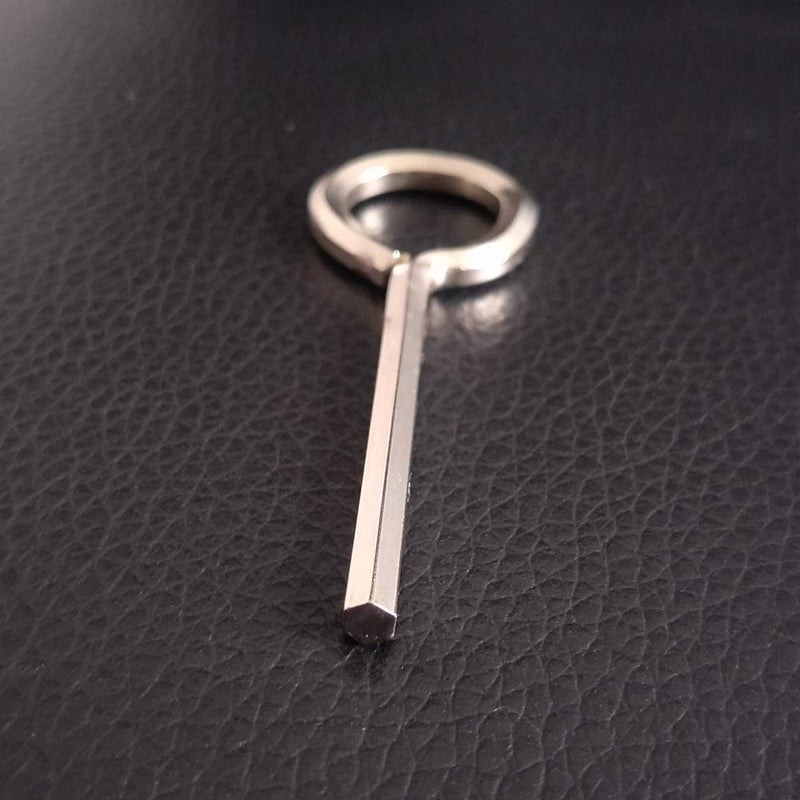 Sfemn 1/8 Standard Hex Dogging Key With Full Loop Allen Wrench Door Key For Push Bar Panic Exit Devices Solid Metal - 10 Packs - Image 5