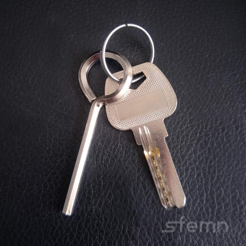 Sfemn 1/8 Standard Hex Dogging Key With Full Loop Allen Wrench Door Key For Push Bar Panic Exit Devices Solid Metal - 10 Packs - Image 3