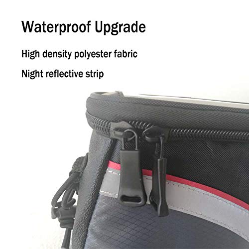 serveuttam Cycle Bag - Bicycle Mobile Phone Bag with Touch Sensitivity | Smartphone Pouch for Bike Frame Water Resistant | Trek Ride Travel Bag Waterproof Mobile Holder 7 Iinch (7" Cycle Bag) - Image 3