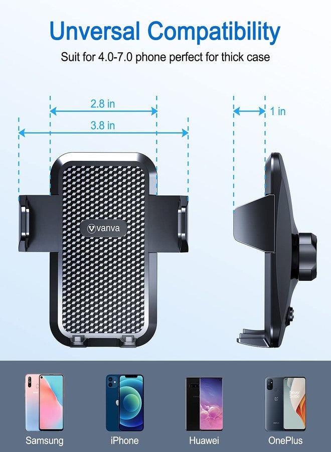 vanva Universal Air Vent Car Mount, [ Big Phones & Thick Case Friendly ] Cell Phone Holder for Car Hands Free Clamp Cradle Vehicle fit for All Apple Smasung Galaxy - Image 5