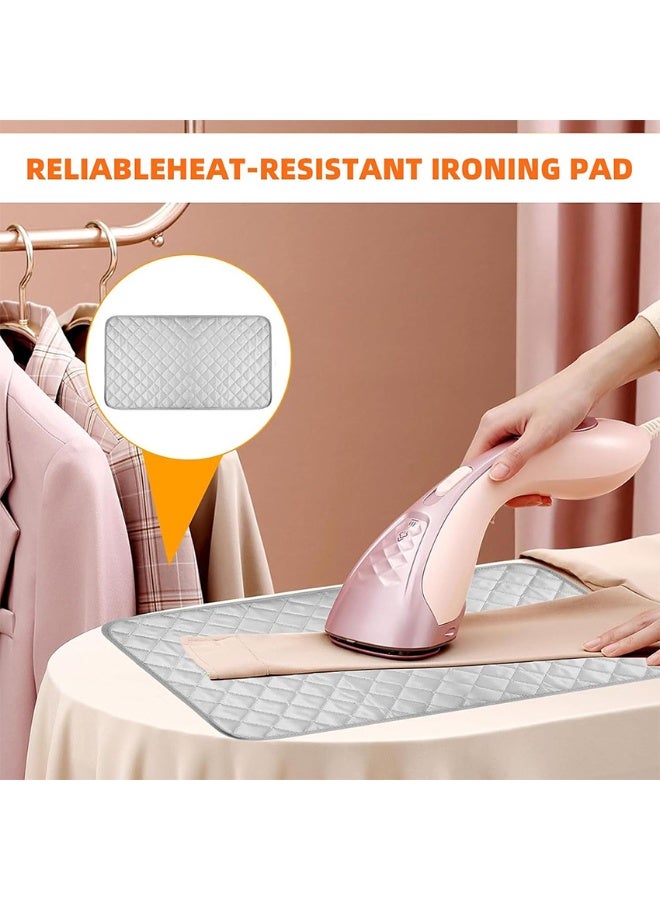 HOMESTAR Magnetic Ironing Mat Blanket, Portable Foldable Ironing Board Alternative | Heat-Resistant Quilted Pad for Washer/Dryer Top, Travel & Small Spaces(33" x 18") - Image 5