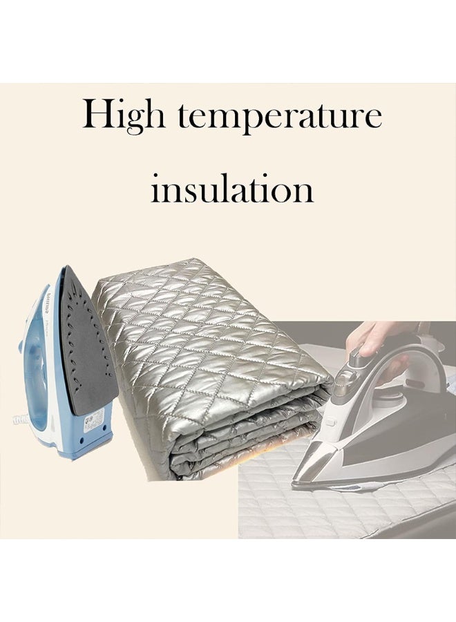 HOMESTAR Magnetic Ironing Mat Blanket, Portable Foldable Ironing Board Alternative | Heat-Resistant Quilted Pad for Washer/Dryer Top, Travel & Small Spaces(33" x 18") - Image 2