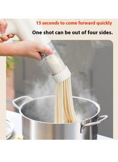 Verci Small Electric Automatic Noodle Press Machine for Household Use Convenient and Fast Wireless Handheld Charging Model 8 Mode Noodles Pasta Machine for Pasta Lovers White 1300mah  - Image 3