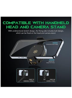 BLACK SHARK Phone Cooler for Gaming FunCooler 4 Mobile Phone Cooling Fan Lightweight Quiet with RGB Light Cellphone Radiator for 2.67-3.45 inches iPhone Android Retaining Bolt for Live Streaming  - Image 4