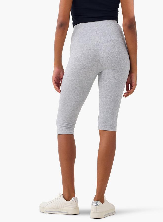 Splash FAV Set of 2   Cropped Flexi Waist Leggings - Image 3
