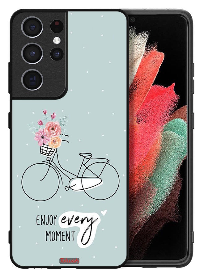 Tolwak Samsung Galaxy S21 Ultra 5G Protective Case Cover Enjoy Every Moment - Image 2