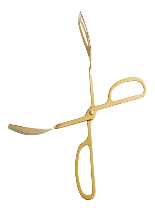 دينبيتيك ملاقط طعام، ملاقط مطبخ من الفولاذ المقاوم للصدأ، ملاقط سلطة للطبخ والشواء والمعجنات والسندويشات والثلج، ملاقط مقص للتقديم - Image 5