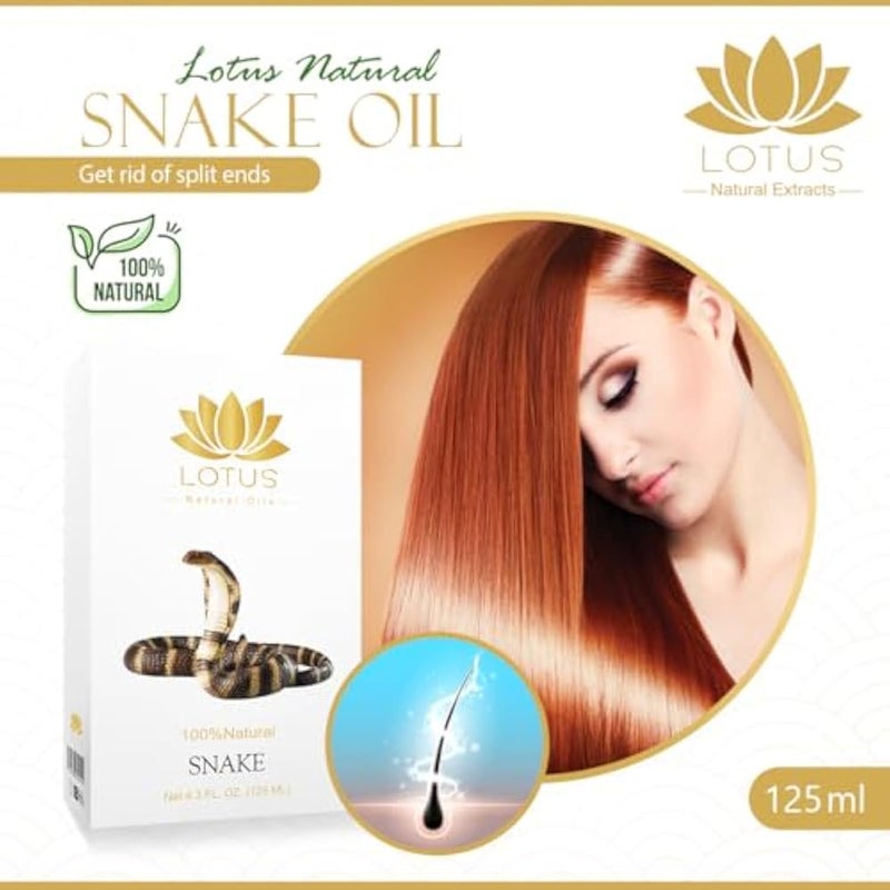 Lotus - Snake Natural Oil For Hair, 125 Ml - Image 3