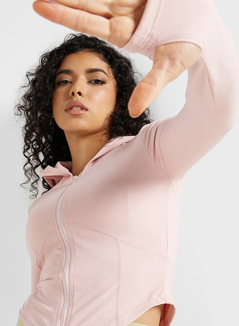 FRWD Zip Front Fitted Athletic Jacket