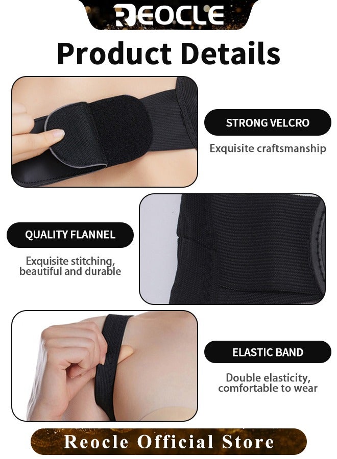 REOCLE Posture Corrector Back Support Brace Posture Corrector Adjustable Upper Back Brace for Clavicle Hunchback Support and Neck Shoulder Upright Straightener for Men and Women - Image 4