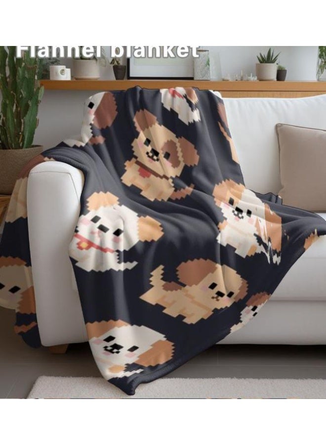 عام بطانية رقيقة من الفانيلا (حرارة ومريحة، ومناسبة للنوم واستخدام اللعبة والغبار والرمل) 150 سم * 200 سم - 416 - Image 4