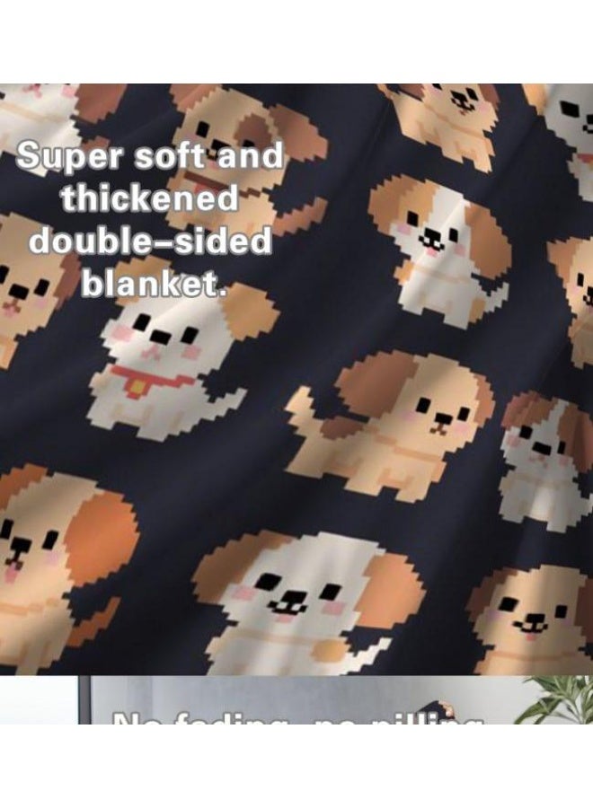 عام بطانية رقيقة من الفانيلا (حرارة ومريحة، ومناسبة للنوم واستخدام اللعبة والغبار والرمل) 150 سم * 200 سم - 416 - Image 5