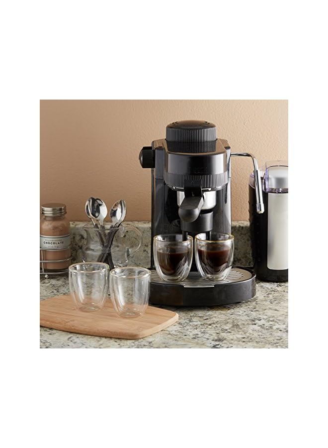 S-TOP Double Wall Espresso Shot Glasses – Insulated Coffee Cup Set – 73.7 grams, Set of 4 – Coffee Gift Box - Image 4