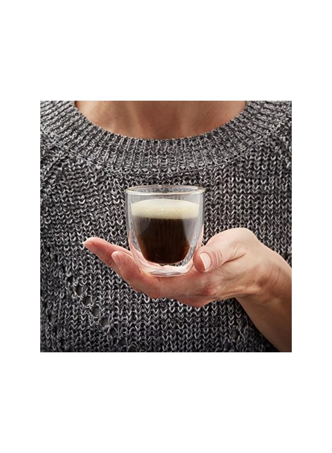 S-TOP Double Wall Espresso Shot Glasses – Insulated Coffee Cup Set – 73.7 grams, Set of 4 – Coffee Gift Box - Image 5