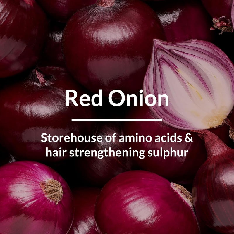 LOTUS BOTANICALS Lotus Botanicals Red Onion Hair Revitalizer Serum  Volumising  Repairing  Mineral Oil Silicon  Chemical Free  All Hair Types  100ml - Image 2