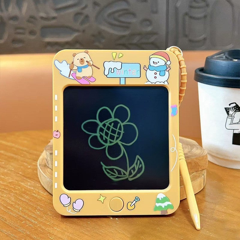 VNM Cute Cartoon Animal Medium Graffiti Drawing Board Keychain - Fun Writing Accessory for  Bags - Image 1