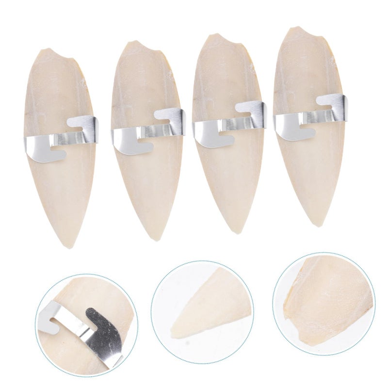 6 Set Cuddle Bone Toys Calcium Cuttlebone For Birds Gerbils Parrots Chewing Molar - Image 5