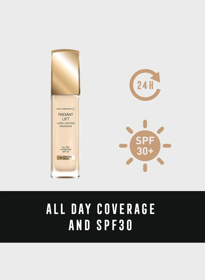 Max Factor Radiant Lift Foundation- 033 Crystal Beige