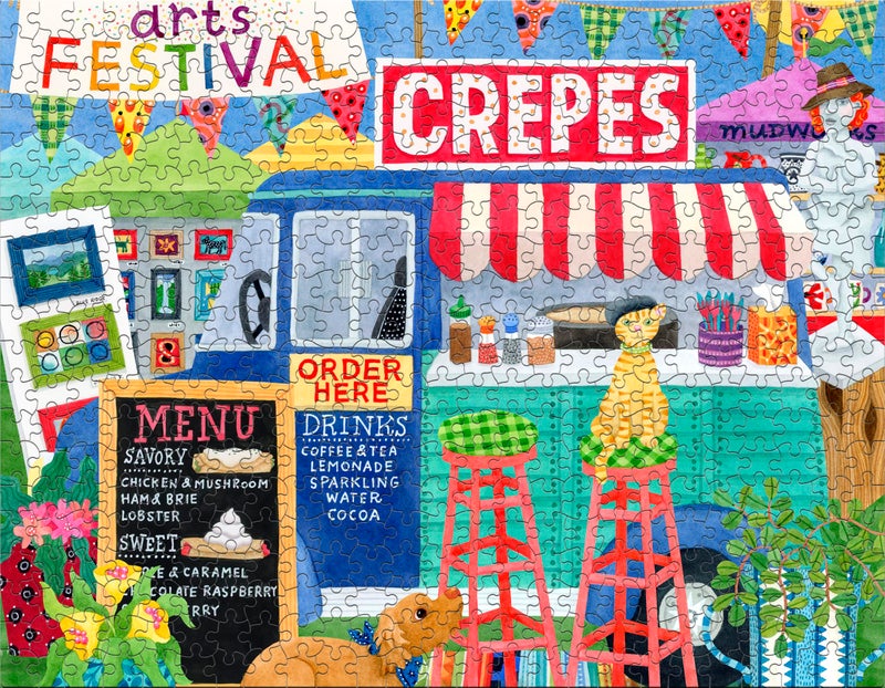 Ceaco - 4 in 1 Multipack - Food Trucks - (4) 500 Piece Jigsaw Puzzles - Image 4