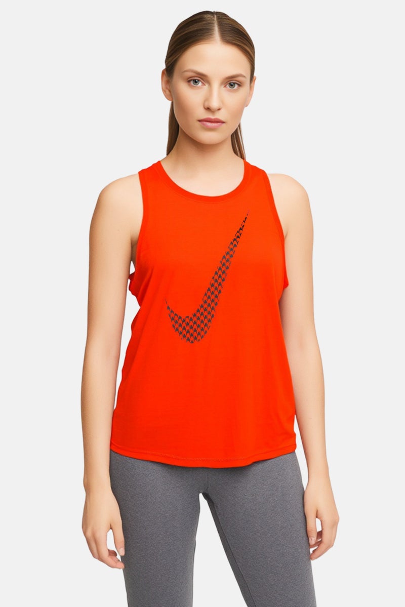 Nike Women Plus Size Sleeveless Training Tank Top, Red - Image 1