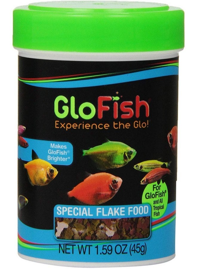 GloFish Special Flake Dry Fish Food for Brightness, 1.6 oz - 77003 - Image 1