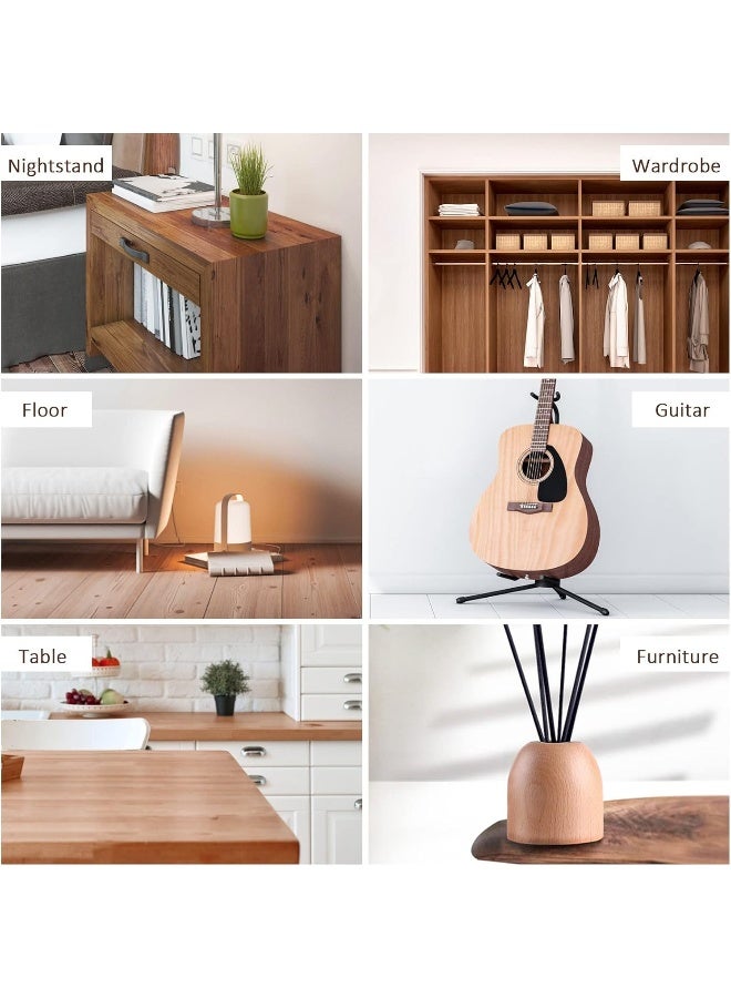 SEISSO Furniture Markers Touch Up - Set of 17 - Furniture Scratch Repair Markers Kit, Wood Touch Up Markers and Wax Sticks with Sharpener, for Scratches, Stains, Floors, Laminate, Cabinet - Image 5