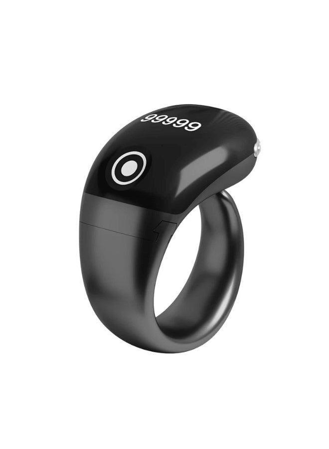 Digital Tasbeeh Counter Ring | Smart Zikr Counter | OLED Display | Bluetooth Tasbih Ring | 99999 Count Rechargeable Prayer Counter IP67