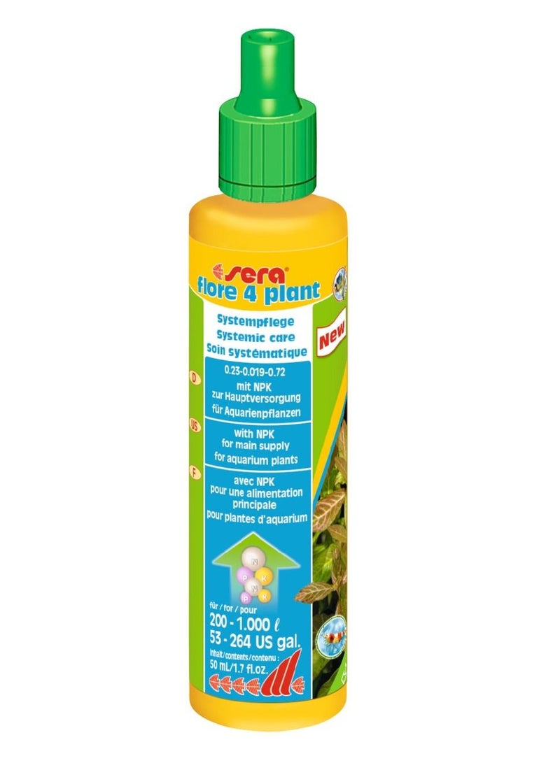 Sera Floor 4 Aquarium Plant Growth 50Ml