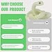 Binvin 3D Printed AnimalsSnake Viper3D Printed Snake Toys Articulated Snake 3D Printed Animals Animal Model Ornaments Creative Funny Toy Festival Gift for Frends Luminous Green 24Inch - Image 4