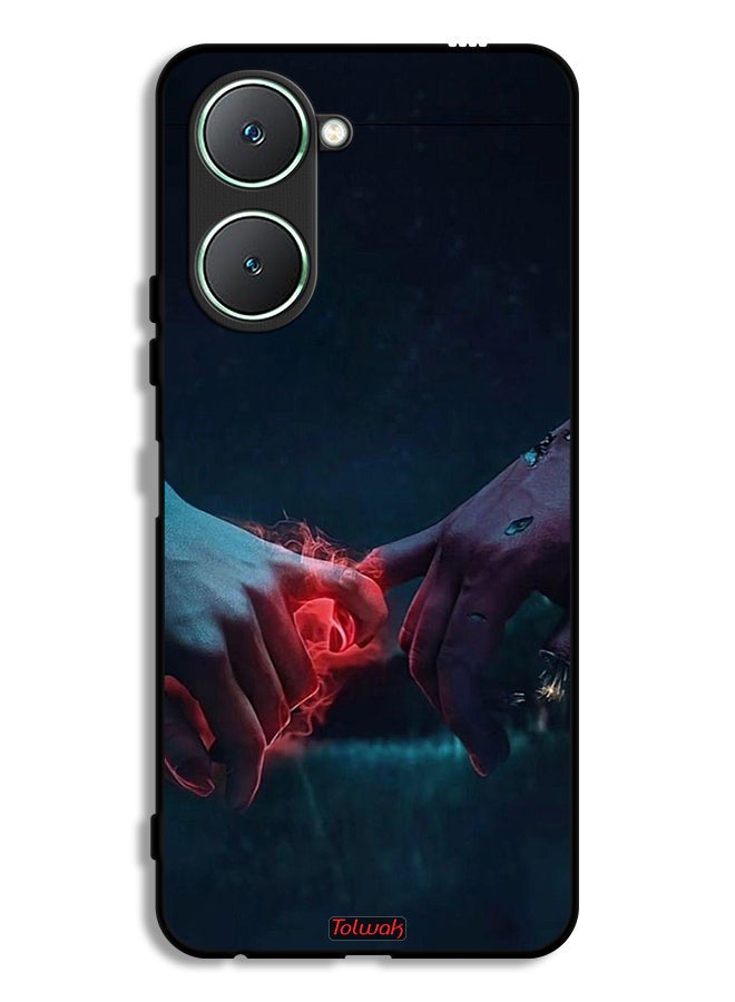 Tolwak Vivo Y18i 4G Protective Case Cover Burning Hands - Image 1