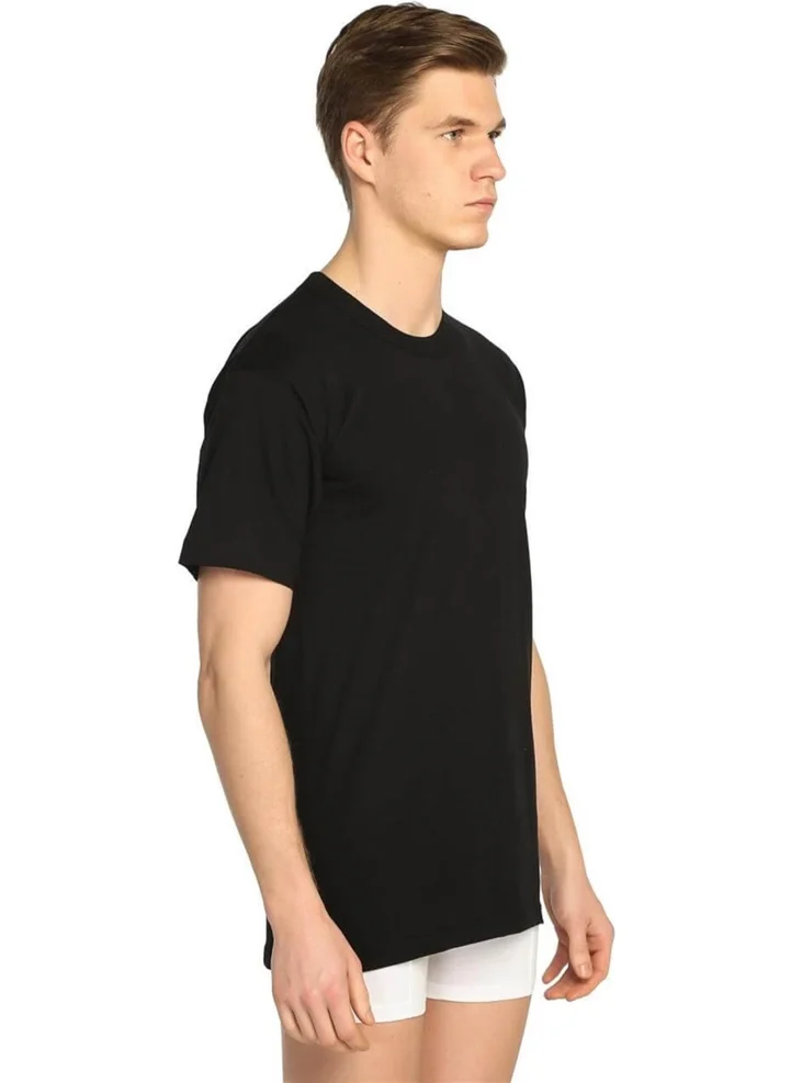 Tutku Crew Neck Cotton Colored Men's Undershirt