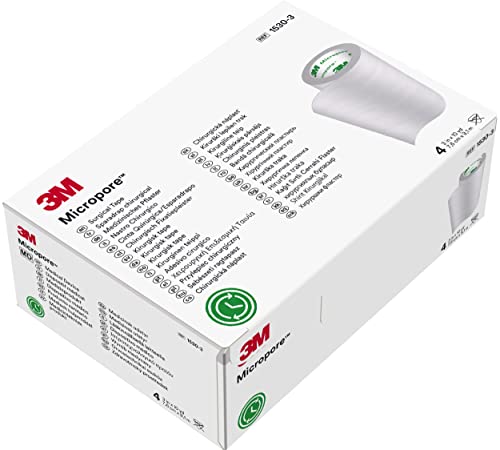 Micropore 3M Micropore Surgical Tape 15303 3 inch x 10 yard 75cm x 91m 4 rollsbox - Image 2