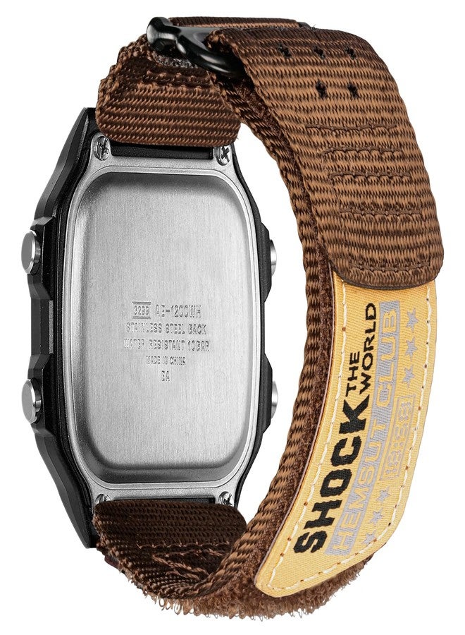 DAVILANE 18mm Watch Band Strap for Casio AE-1000W AE-1200 AE-1300 AEQ-110W AQ-S800W MRW-200H SGW-300H SGW-400H W-216H W-218H W-735H, Super Rugged Nylon Sports Strap - Image 1