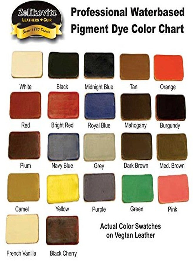 Zelikovitz Zeli-Pro Water-Based Leather Pigment Dye – 4 oz & 32 oz Bottles • 13 Vibrant Colors • Made in Canada (Bright Red, 32 oz) - Image 2