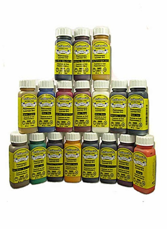 Zelikovitz Zeli-Pro Water-Based Leather Pigment Dye – 4 oz & 32 oz Bottles • 13 Vibrant Colors • Made in Canada (Bright Red, 32 oz) - Image 3