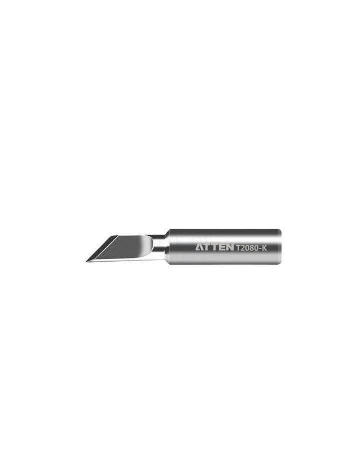 Atten T2080-K Soldering Tips are designed for precision soldering tasks providing excellent performance and durability These tips are compatible with a variety of Atten soldering irons and are essential for both professional technicians and DIY enthusiasts. - Image 3