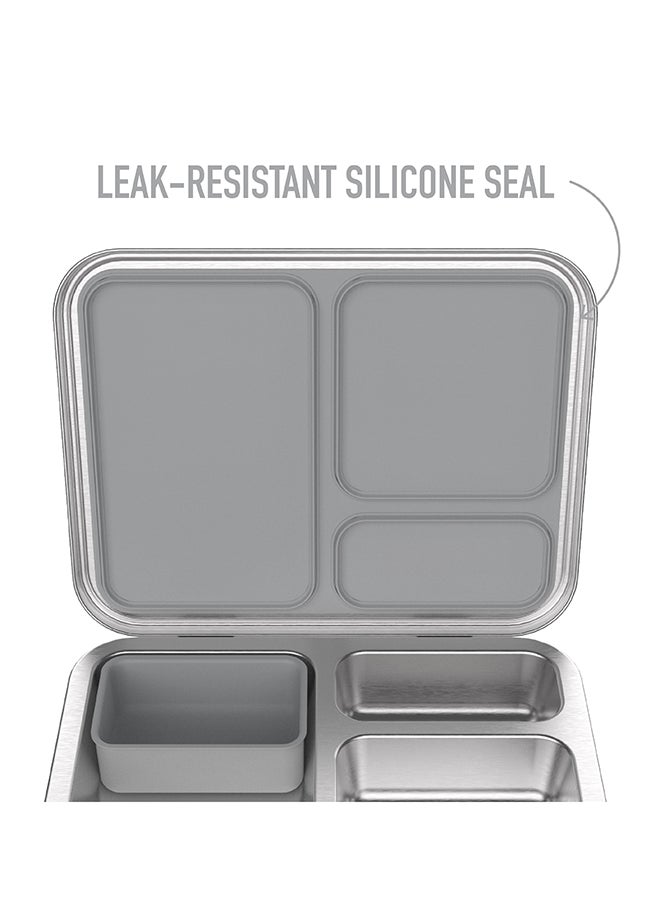 Bentgo Kids Stainless Steel Lunch Box -  Silver  - Image 5