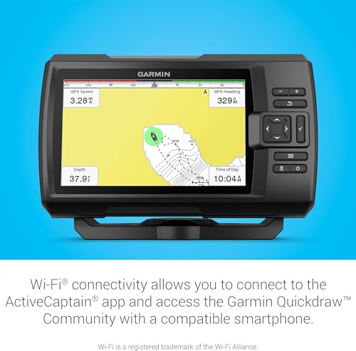 Garmin Striker Vivid 7cv, U.S. with GT20-TM Transducer - Easy-to-Use 7-inch Color Fishfinder and Sonar Transducer, Vivid Scanning Sonar Color Palettes (010-02552-00) - Image 2