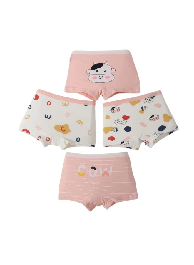 Bidani Pure Cotton Soft Comfort Panties – 4 PC Girl - Image 1