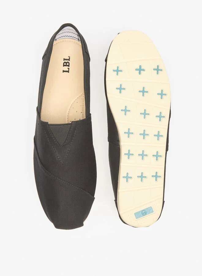 ال بي ال من شو اكسبرس Men's Solid Slip-On Loafers